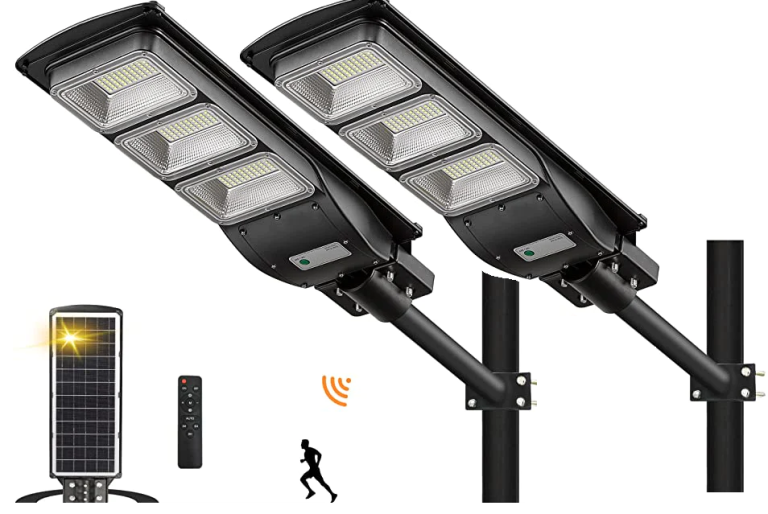 Pachet Dublu: 2x LAMPĂ SOLARĂ RAPTOR 900W - Iluminare Autonomă cu Suport pentru Montaj și Senzor de Mişcare
