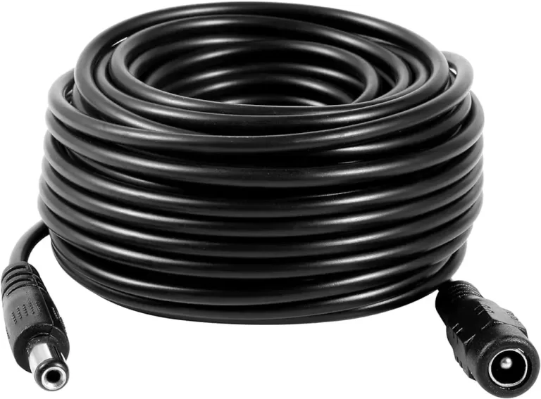 10 metri CABLU PRELUNGITOR DE ALIMENTARE DC 5.5 MM X 2.1 MM T-M 10 NEGRU
