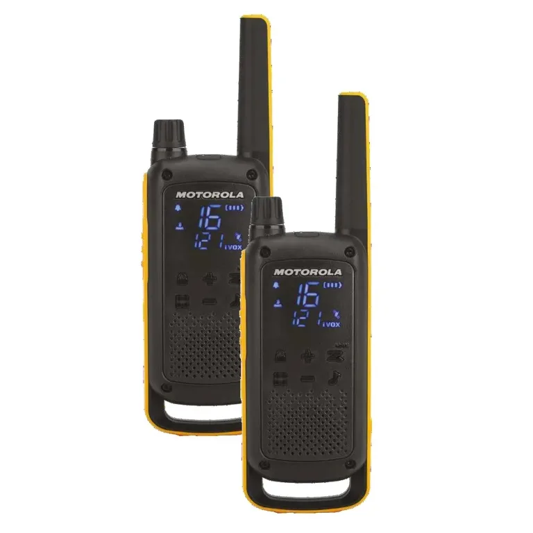 Set 2x Stații Walkie-Talkie Motorola Talkabout T82 Extreme – Rezistente la Apă și Șocuri cu RATING IPX4