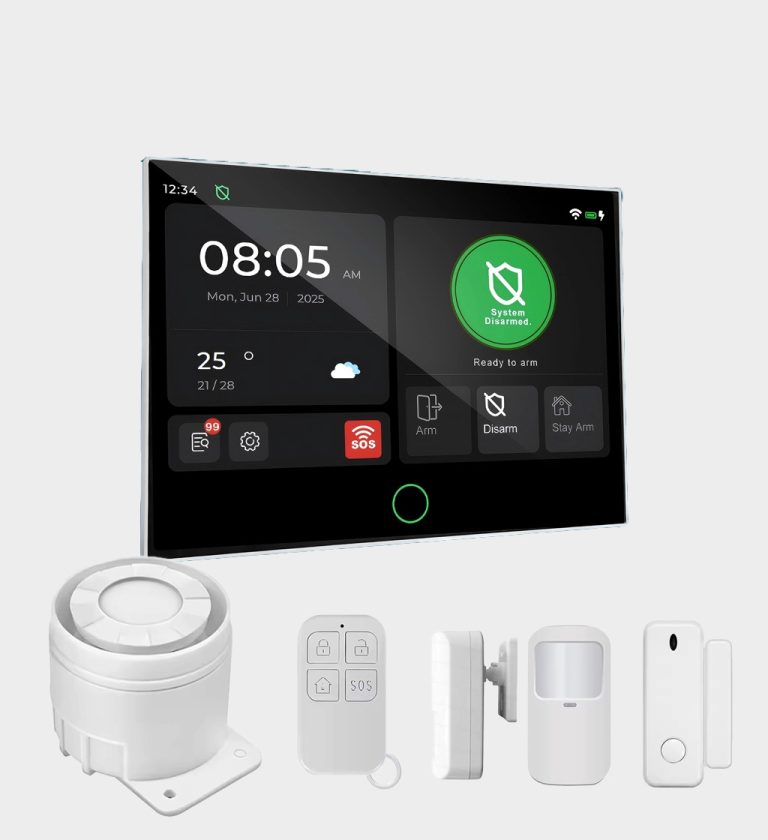 Sistem de alarmă inteligent WiFi și 4G ITY-AK505 cu ecran tactil de 7”