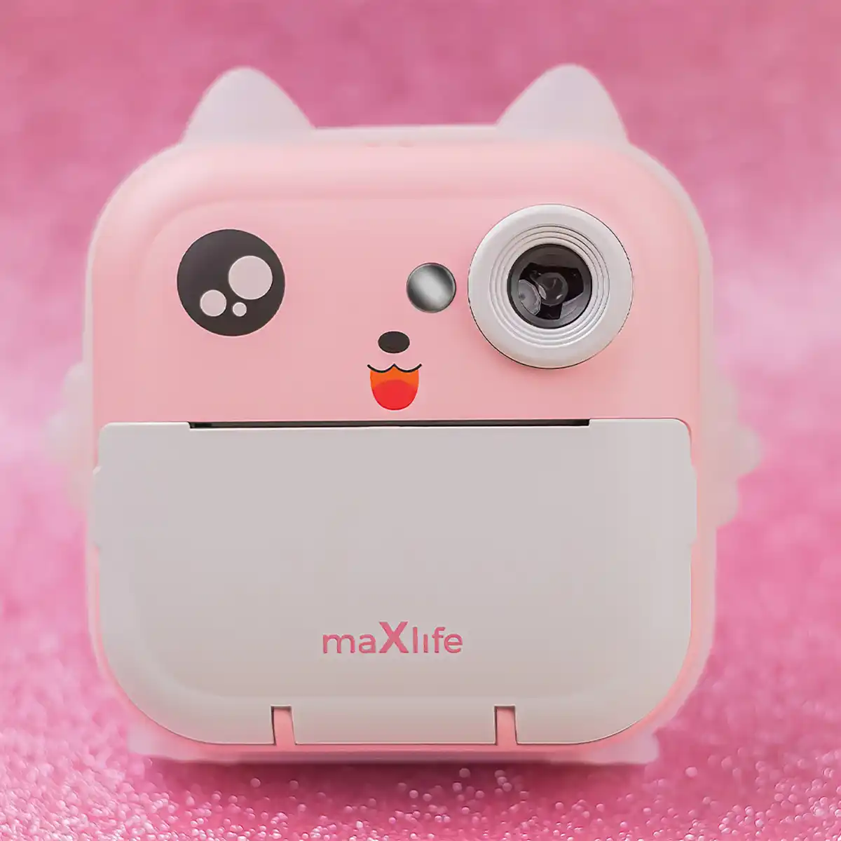 Maxlife MXPC 2501261736 Cameră foto instantanee pentru copii cu imprimantă și BluetoothCameră foto instantanee pentru copii cu imprimantă și Bluetooth