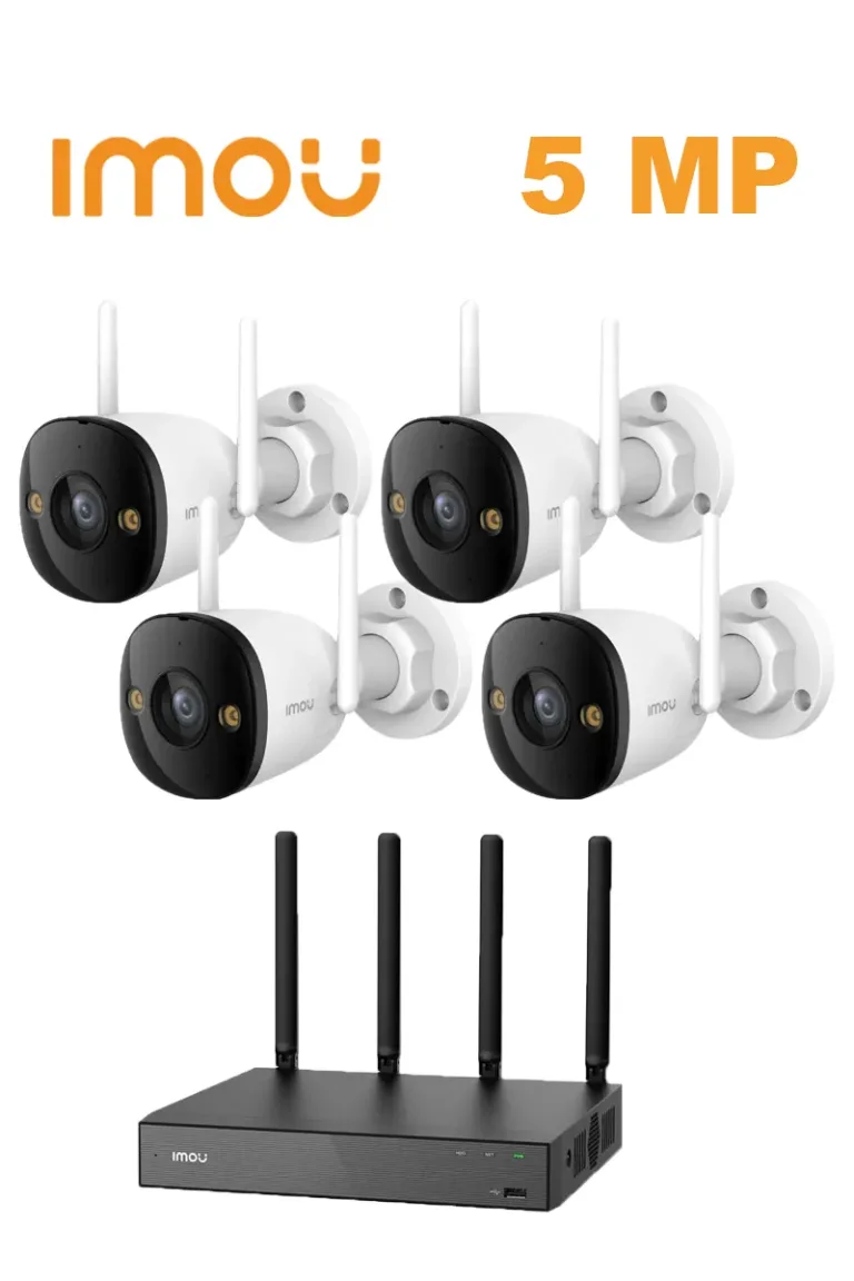 4 x Imou Bullet 3 5MP + WiFi NVR