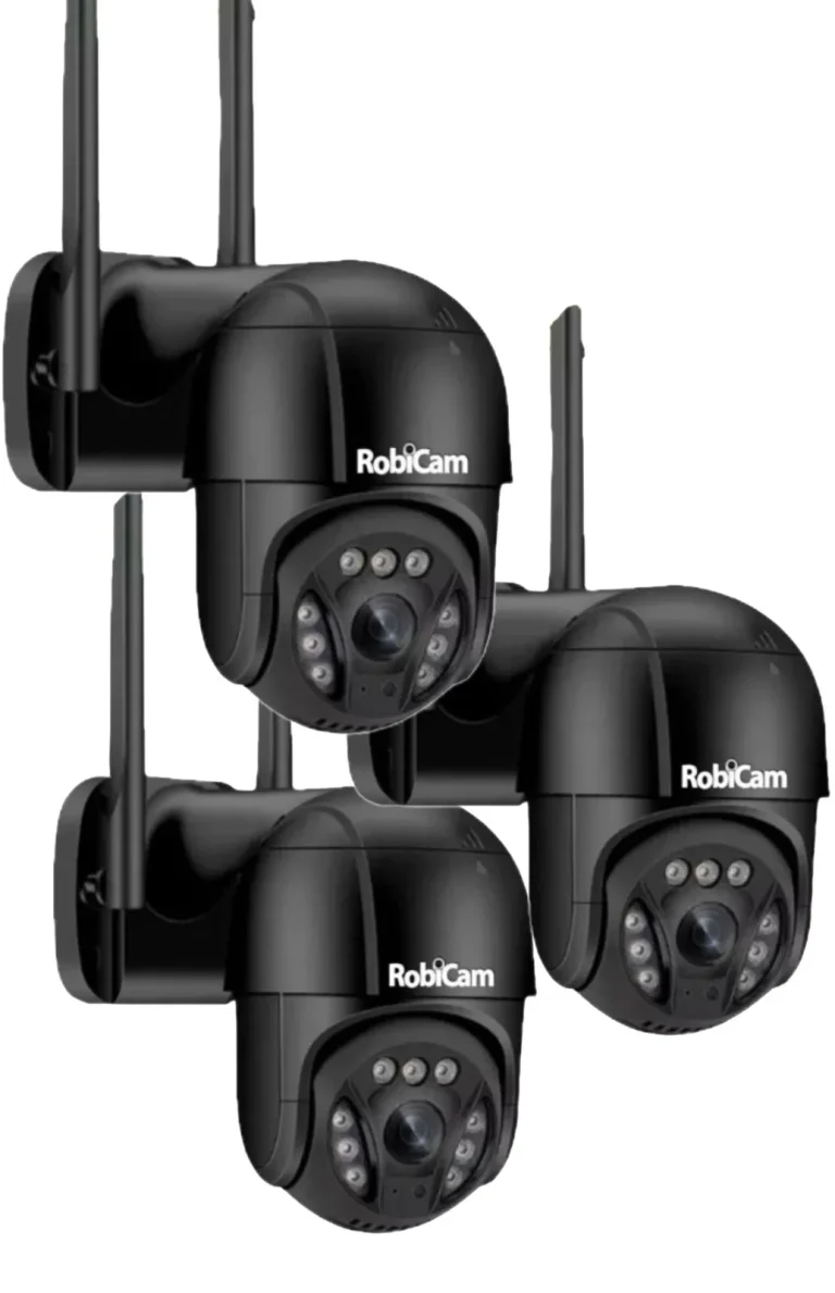 3 cameras 8MP 4K black RobiCam iCsee А13ULTRA HD