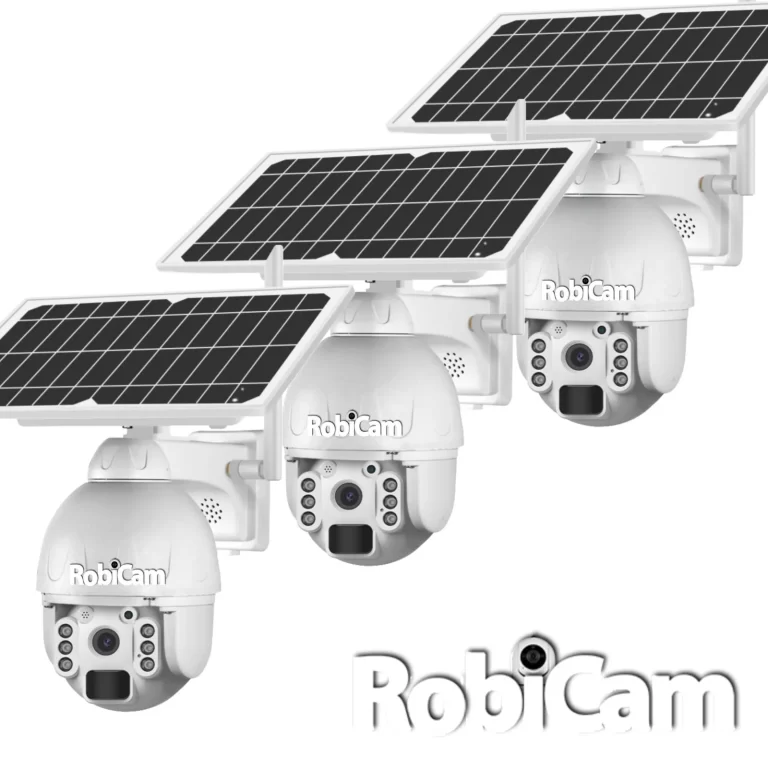 3x Solar camera RobiCam PTZ WiFi Solar Full HD 4 MP