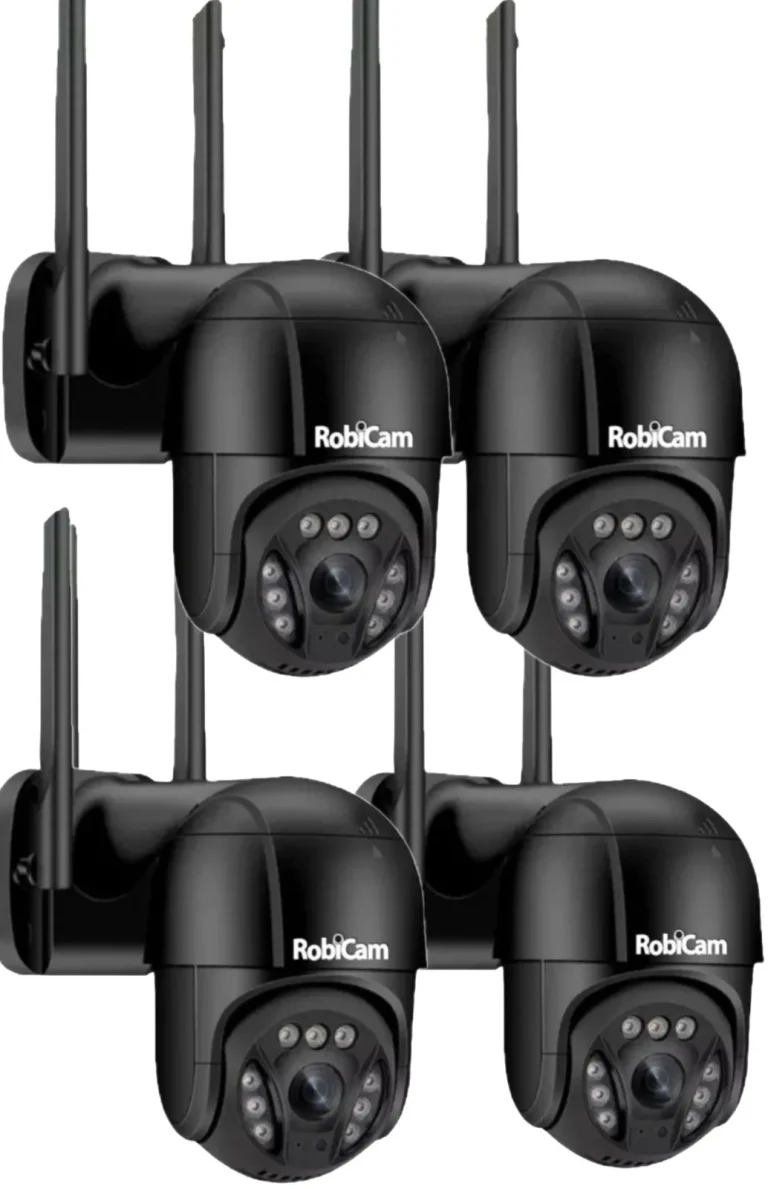 4 cameras 8MP 4K black RobiCam iCsee А13ULTRA HD