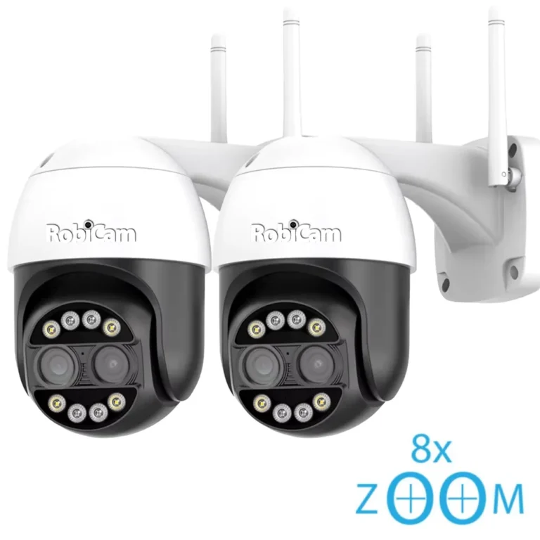 2 x RobiCam Dual Lens cameras 2K 4K 4 MP