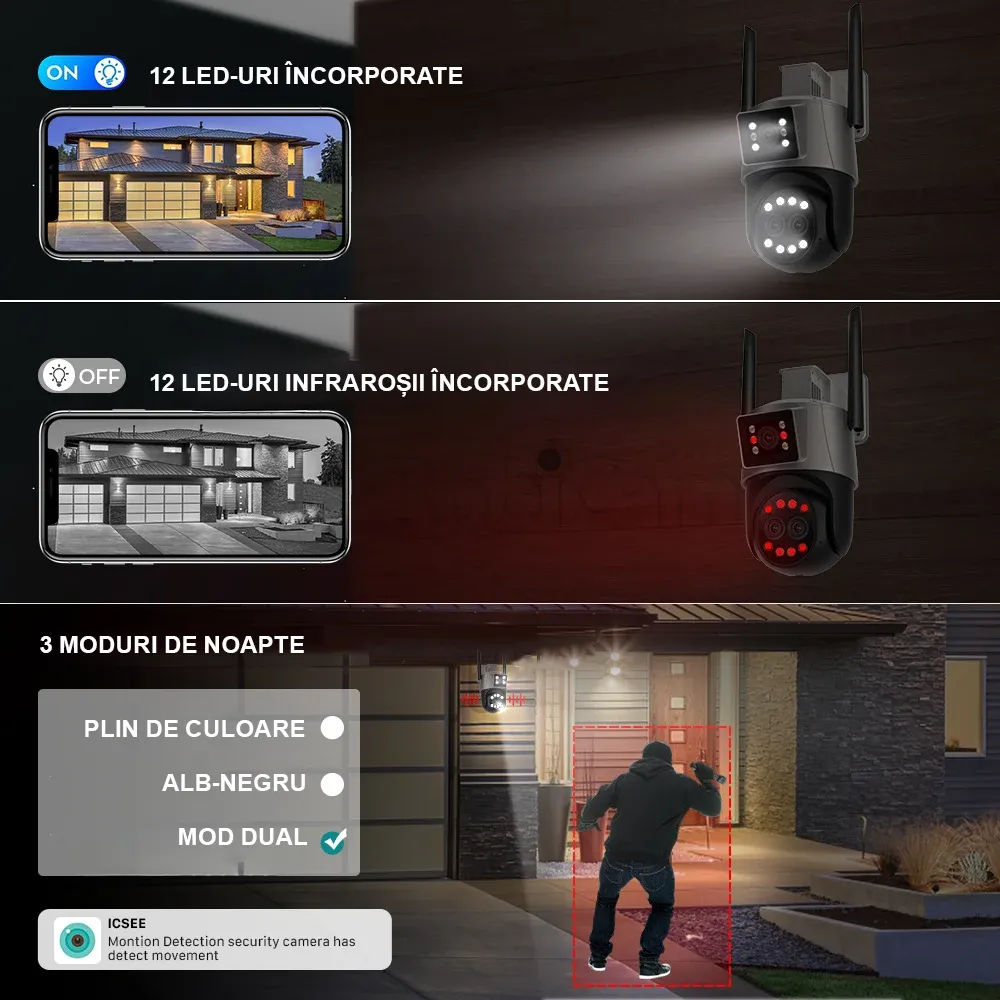 2 x RobiCam iCSee P8QS