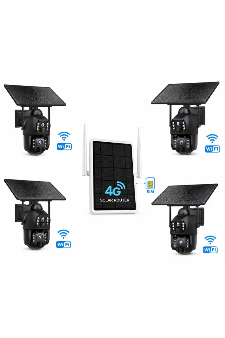 4xRobiCam 536-AOV-WIFI+1x Solar 4G Ruter