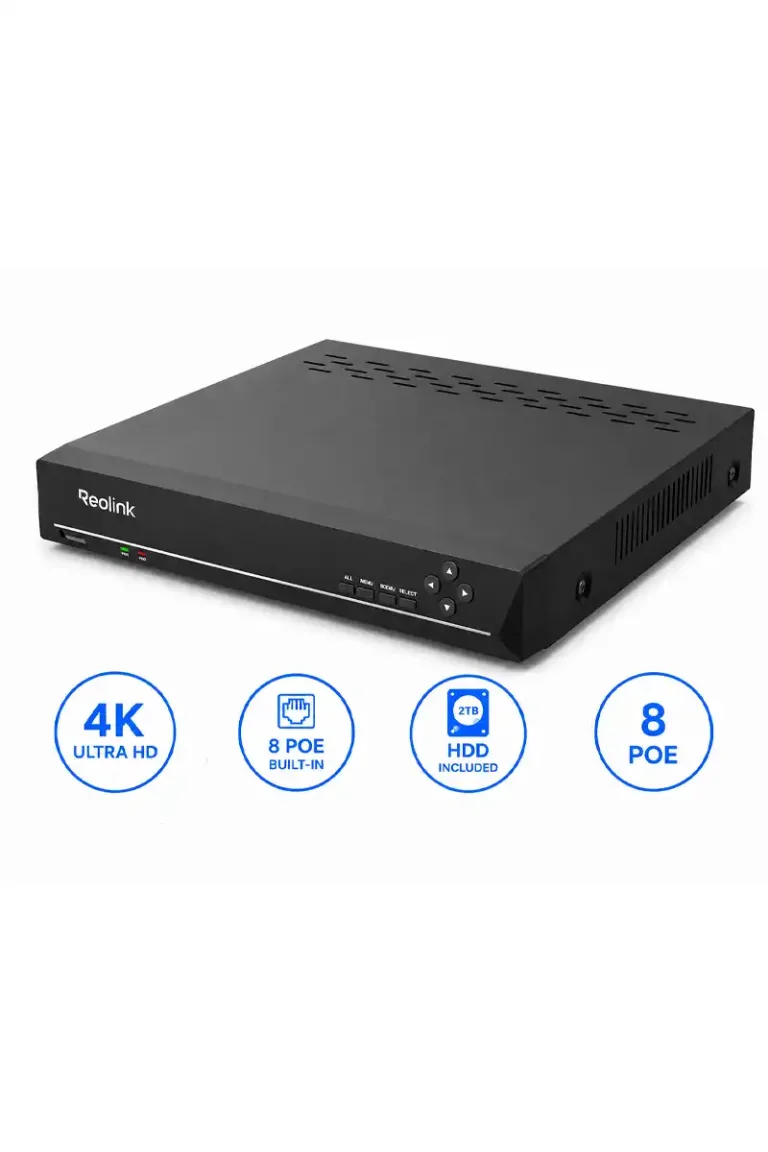 Reolink NVS8 with 2TB HDD (RLN8-410) 8-Channel 4K PoE NVR