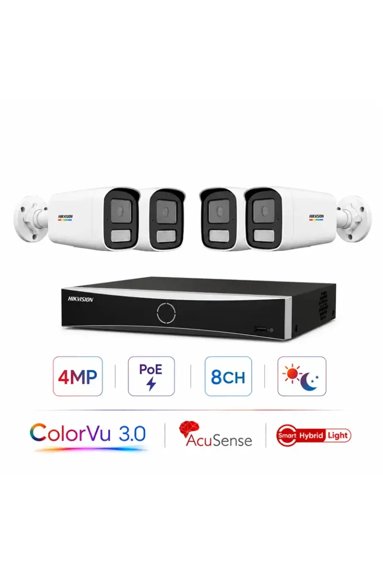 Hikvision ColorVu 3.0 4 x 4MP cameras + NVR