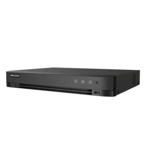 Hikvision iDS-7204HUHI-M1/XT – DVR AcuSense cu 4 canale și 8MP, cu recunoaștere facială și intrări de alarmă