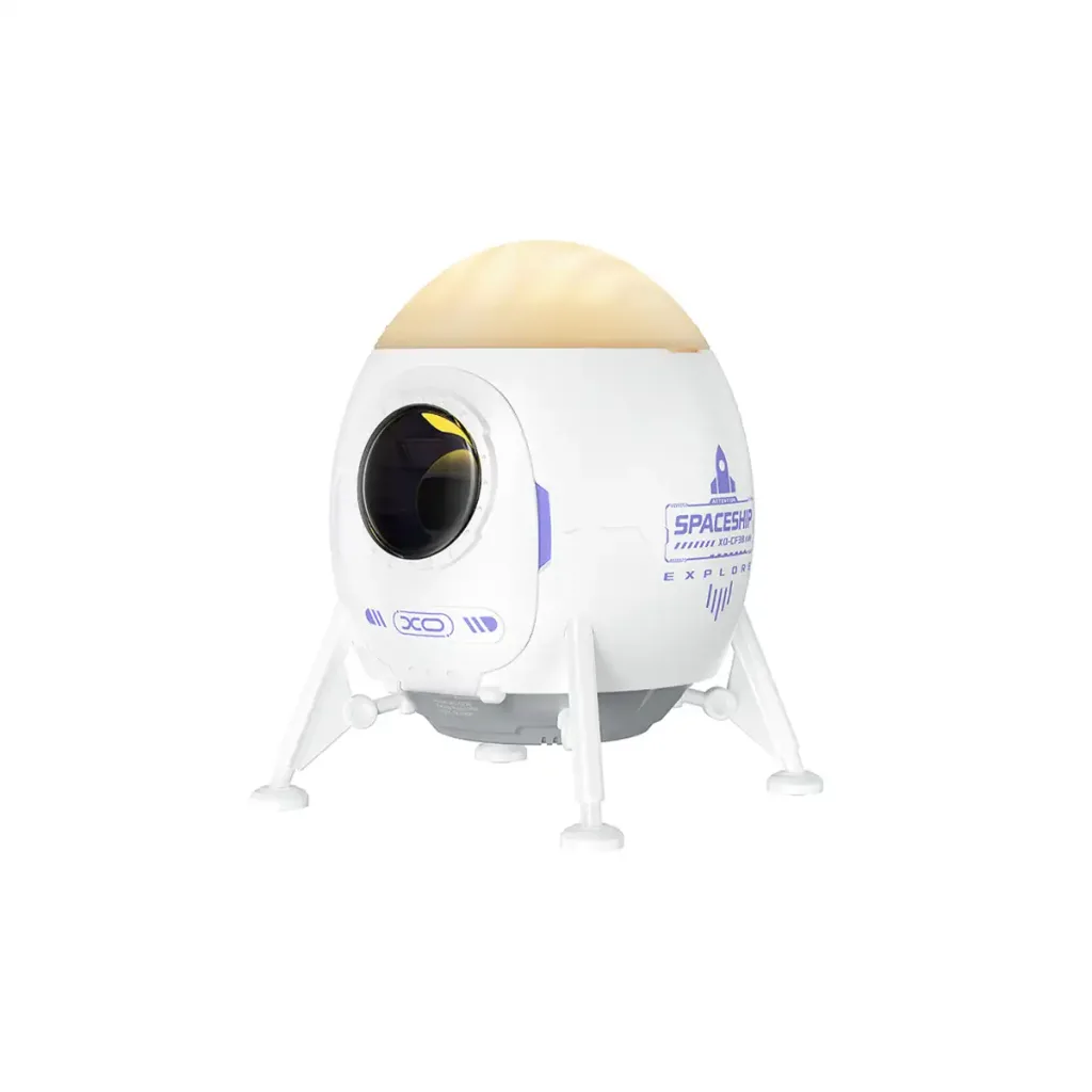 Proiector LED Galactic cu difuzor Bluetooth XO CF38 Lander Starlight – alb
