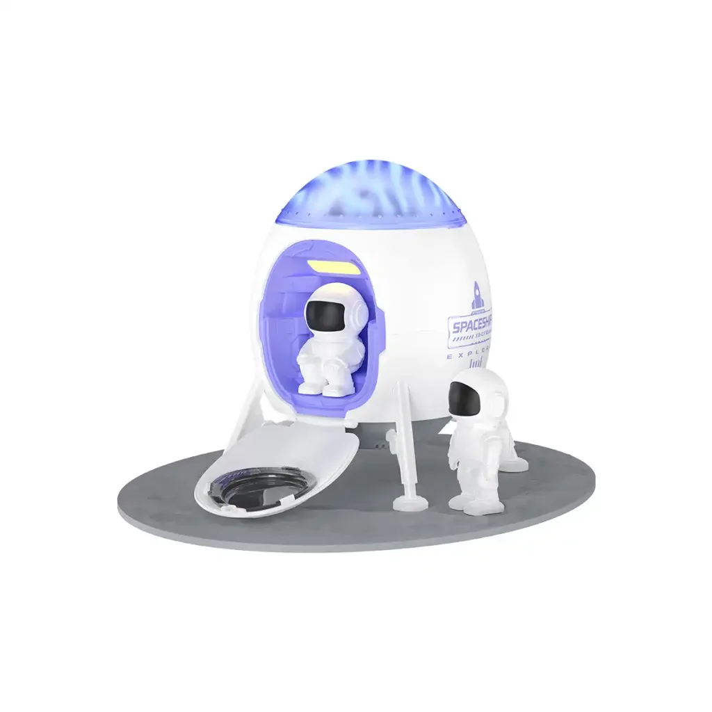 Proiector LED Galactic cu difuzor Bluetooth XO CF38 Lander Starlight – alb