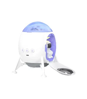 Proiector LED Galactic cu difuzor Bluetooth XO CF38 Lander Starlight – alb