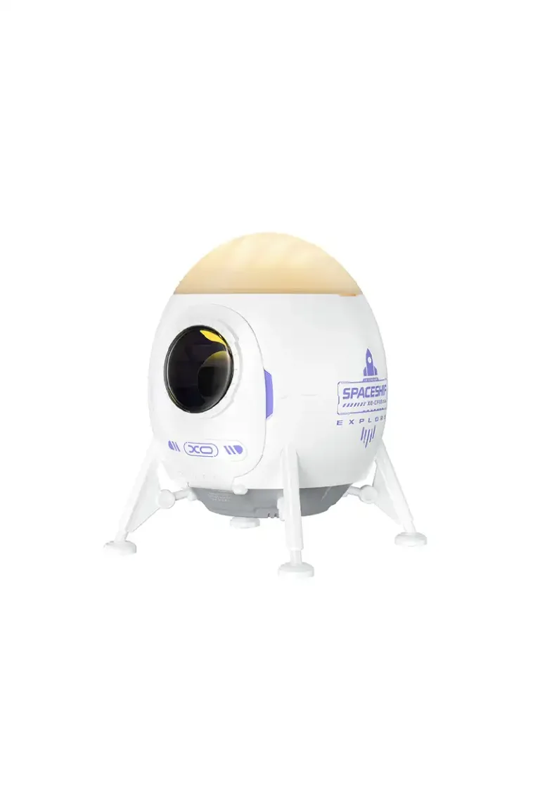 Proiector LED Galactic cu difuzor Bluetooth XO CF38 Lander Starlight – alb
