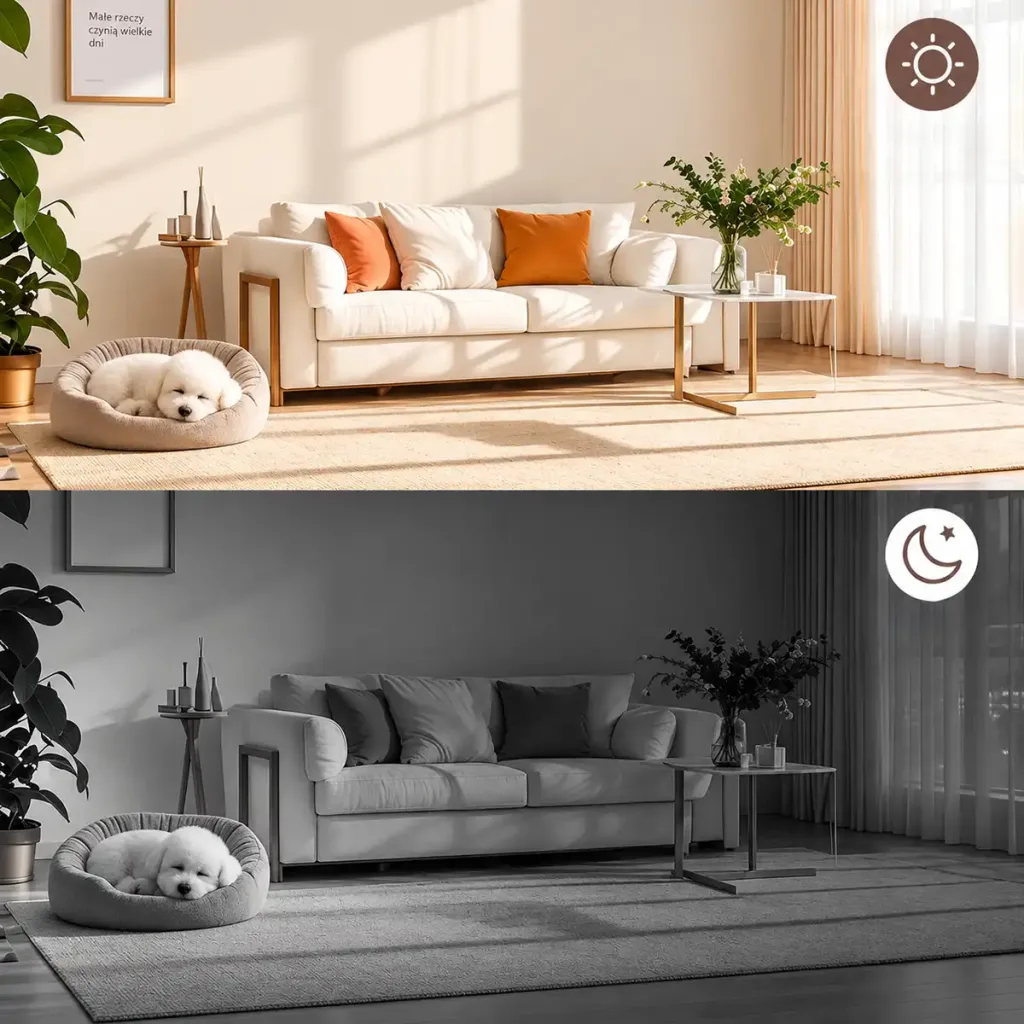 Robot mobil cu cameră Full HD pentru monitorizarea și joaca cu animalele de companie | Tuya Smart | 2600 mAh