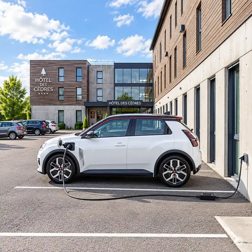 Încărcător portabil DEPOW 3,7 kW pentru vehicule electrice Tip 2, 6–16A, cablu 7 m, control prin aplicație, IP66
