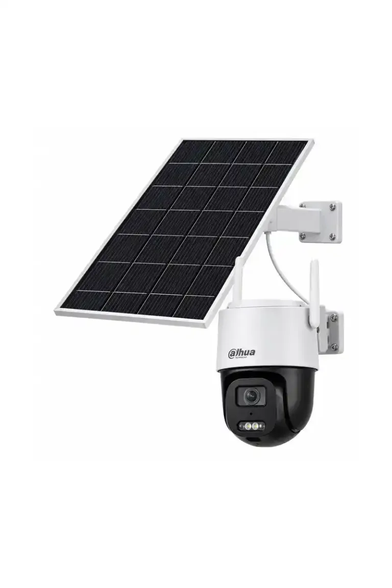 Cameră solară Dahua APOLLO BP5E Wi-Fi de 5MP cu baterie de 10.000 mAh, detectare AI și vedere nocturnă color