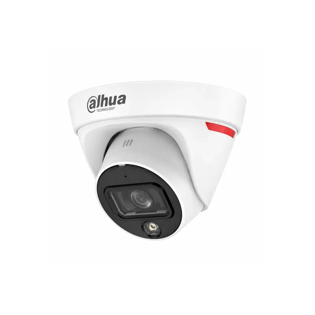 Cameră dome IP Dahua IPC-HDW1439T1-A-LED-0280B-PRO – 4MP WizColor Lite, 2.8 mm, SMD+, microfon, PoE