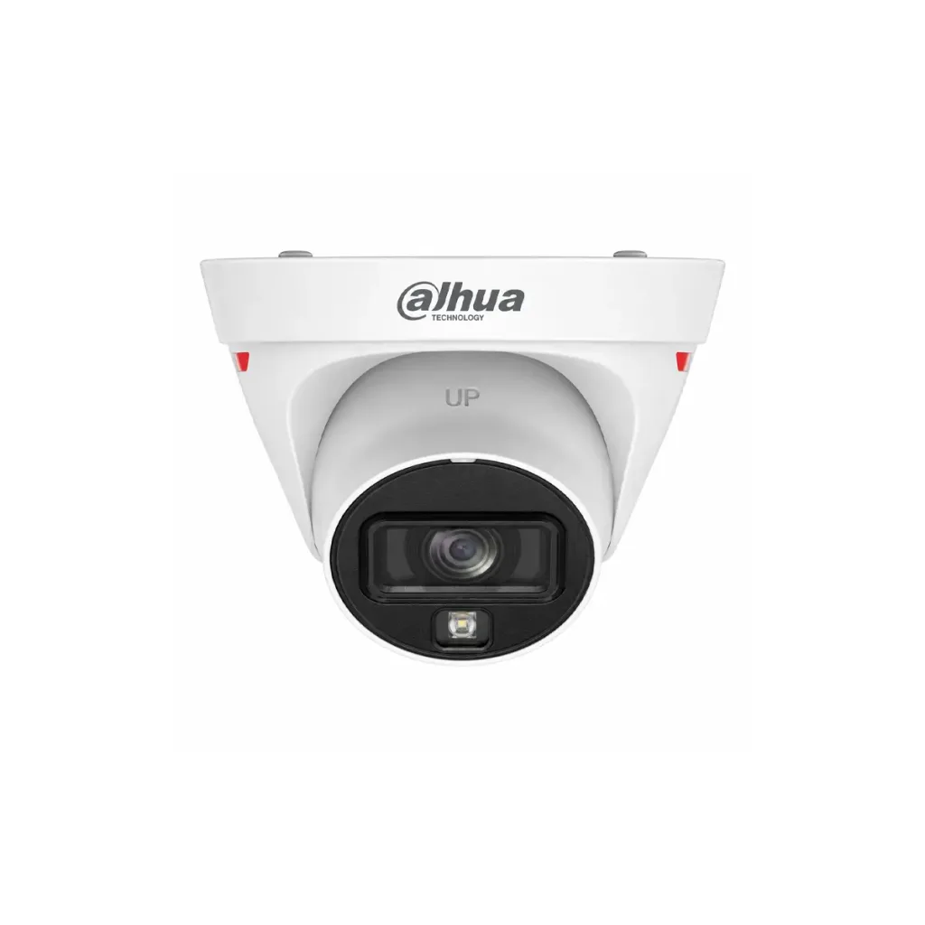 Cameră dome IP Dahua IPC-HDW1439T1-A-LED-0280B-PRO – 4MP WizColor Lite, 2.8 mm, SMD+, microfon, PoE