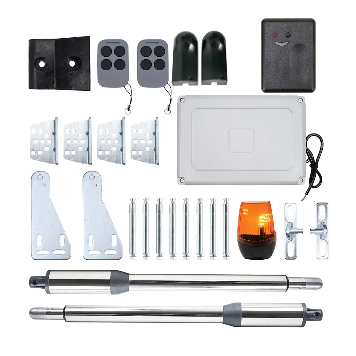 PNI MAB300 1 Automatizare pentru poartă cu două canate PNI MAB300 cu control Wi-Fi prin Tuya Smart - 2 motoare, telecomandă, fotocelule și închidere automată