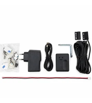 Automatizare pentru poartă cu două canate PNI MAB300 cu control Wi-Fi prin Tuya Smart - 2 motoare, telecomandă, fotocelule și închidere automată