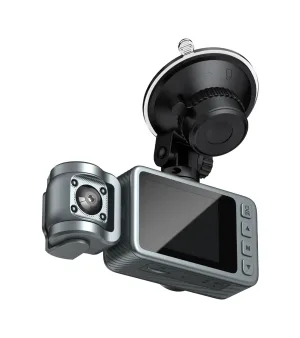 RobiCam B05 PRO 4K – Înregistrator video auto triplu cu cameră frontală, interioară și spate, WiFi și monitorizare parcare