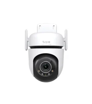 TP-Link Tapo C520WS – Cameră PTZ Wi-Fi de exterior, 4MP, 2K QHD, cu vedere nocturnă color, inteligență artificială și urmărire la 360°