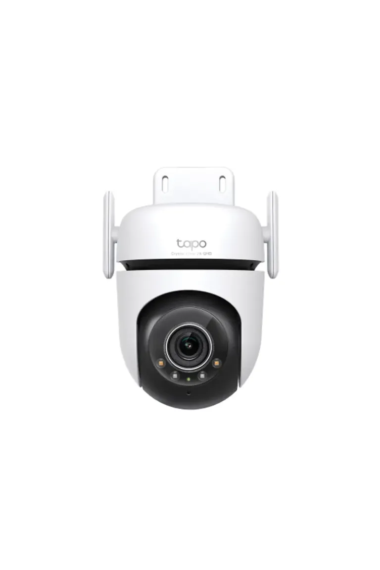 TP-Link Tapo C520WS – Cameră PTZ Wi-Fi de exterior, 4MP, 2K QHD, cu vedere nocturnă color, inteligență artificială și urmărire la 360°